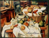 To extend photo of picture: La mesa de cocina, Cezanne